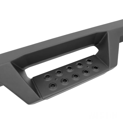 Westin 56-13715 HDX Drop Nerf Step Bars fits 07-18 Silverado Sierra 1500 Dbl Cab 19 Silverado 1500LD Sierra 1500 Limited Dbl Cab 07-19 2500 3500 Dbl Cab (Excl. 2007 Classic) Textured Black 1 Pair