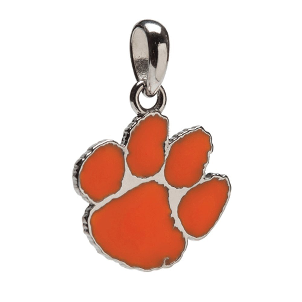 Stone Armory Clemson Tigers Accessories - Clemson Paw Charm Necklace for Women - Hypoallergenic and Adjustable 16-20in - Clemson Tiger Gifts