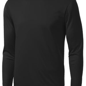 Opna Men's Long Sleeve Moisture Wicking Athletic Shirts Black-M