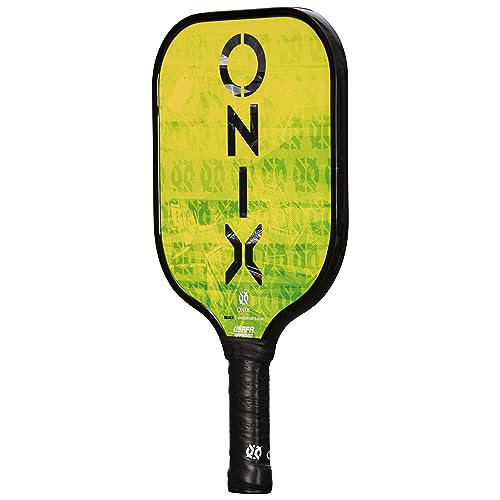 Onix React Pickleball Paddle Features Boosted Sweet Spot from Nomex Core Insert and Graphite Face,Green