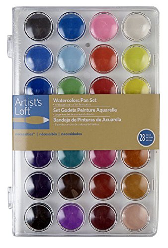 Artist's Loft Watercolors Pan Set 28 Color