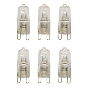 vstar® g9 halogen bulb, 40-watt 120-volt base g9 halogen bulb (pack of 6)