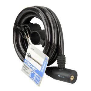 Fischer Cable Lock Diameter 12 mm, Black, 180, 85848