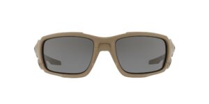 oakley men's oo9329 ballistic shocktube rectangular sunglasses, terrain tan/grey, 61 mm