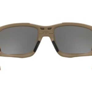 Oakley Men's OO9329 Ballistic Shocktube Rectangular Sunglasses, Terrain Tan/Grey, 61 mm