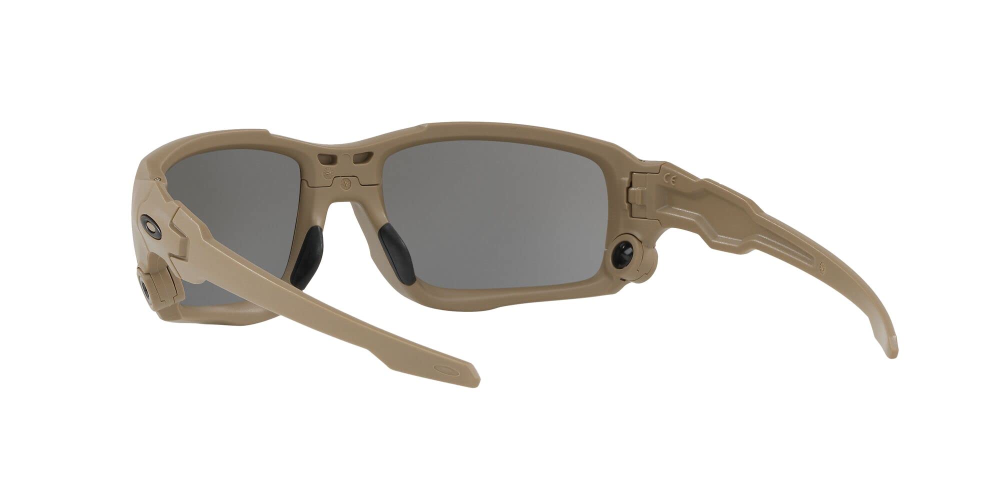 Oakley Men's OO9329 Ballistic Shocktube Rectangular Sunglasses, Terrain Tan/Grey, 61 mm