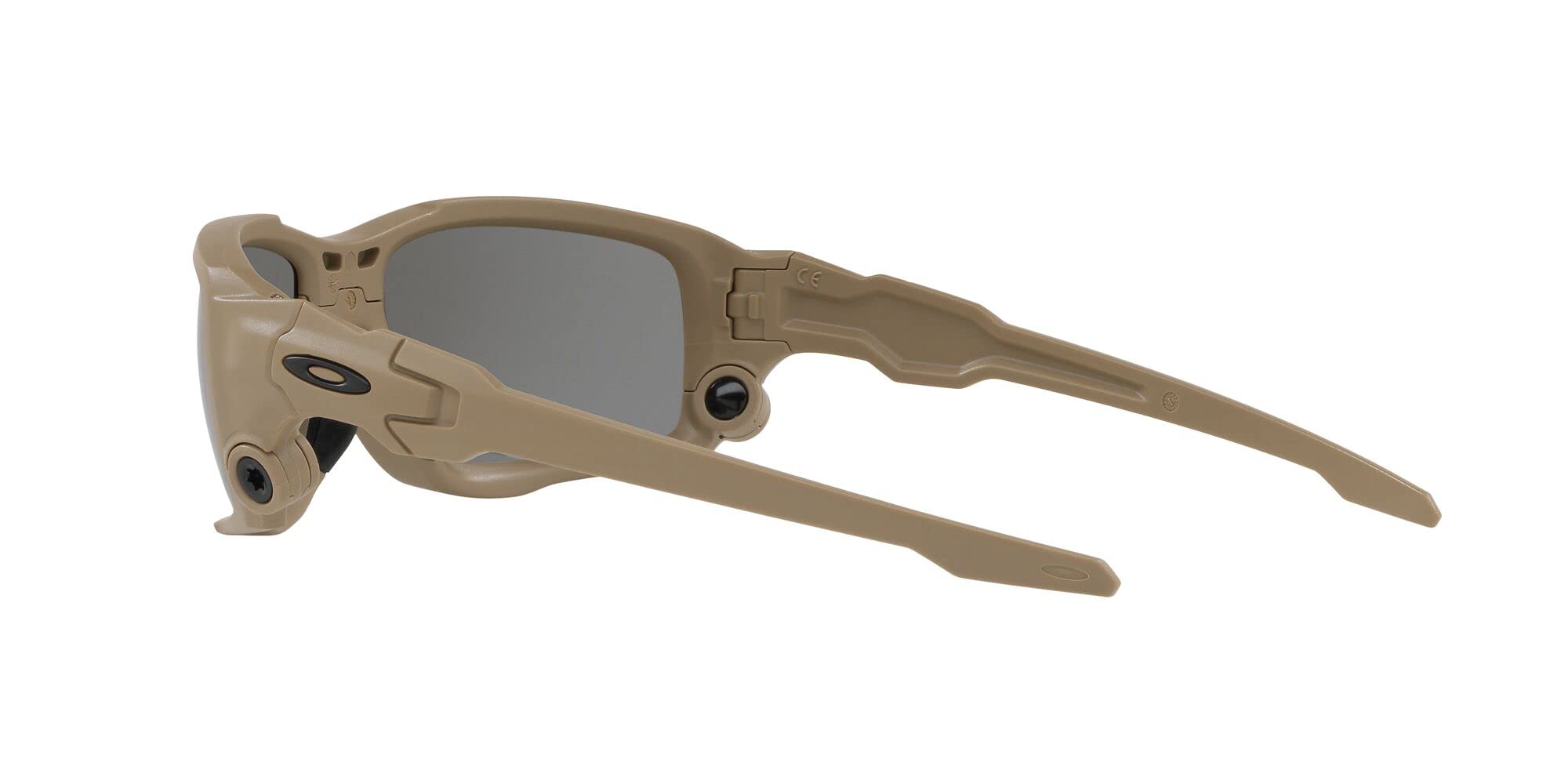 Oakley Men's OO9329 Ballistic Shocktube Rectangular Sunglasses, Terrain Tan/Grey, 61 mm