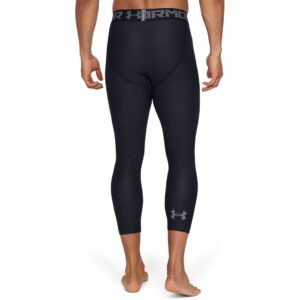 Under Armour Men's HeatGear Armour Compression ¾ Leggings MD Black