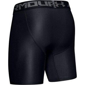 Under Armour Men's HeatGear Armour Mid Compression Shorts MD Black