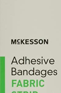 McKesson Adhesive Bandages, Sterile, Fabric Strip, 1 in x 3 in, 100 Count, 3 Packs, 300 Total