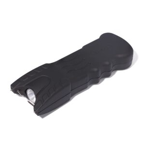 VIPERTEK Stun Gun with Safety Disable Pin LED Flashlight, Black