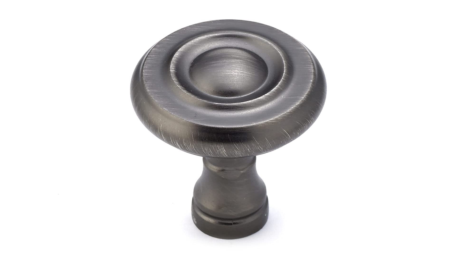 Richelieu Hardware BP74032143 Boucherville Collection 1 1/4-inch (32 mm) Antique Nickel Traditional Cabinet and Drawer Knob for Kitchen, Bathroom, and Furniture