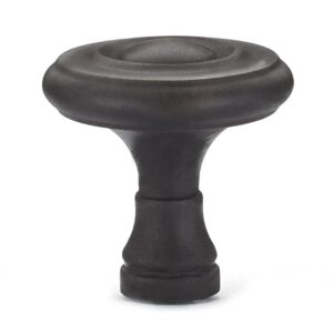 Richelieu Hardware BP74032BORB Boucherville Collection 1 1/4-inch (32 mm) Brushed Oil-Rubbed Bronze Traditional Cabinet and Drawer Knob for Kitchen, Bathroom, and Furniture