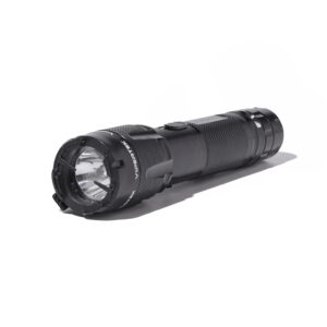 VIPERTEK VTS-T03 Aluminum Stun Gun for Self Defense Rechargeable with LED Flashlight, Black