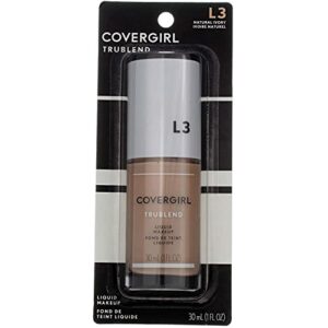 COVERGIRL Trublend Oil-Free Liquid Foundation, Lightweight, Dewy Finish, 1 Fl Oz, Hydrating Foundation, Moisturizing Foundation, Cruelty-Free Foundation, Blends Seamlessly, Won't Clog Pores