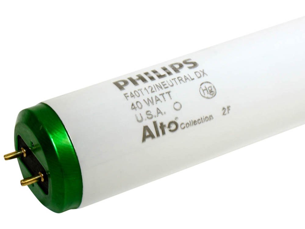 Philips T12 40 Watts Neutral White Fluorescent Bulb, 30/Carton (423186)