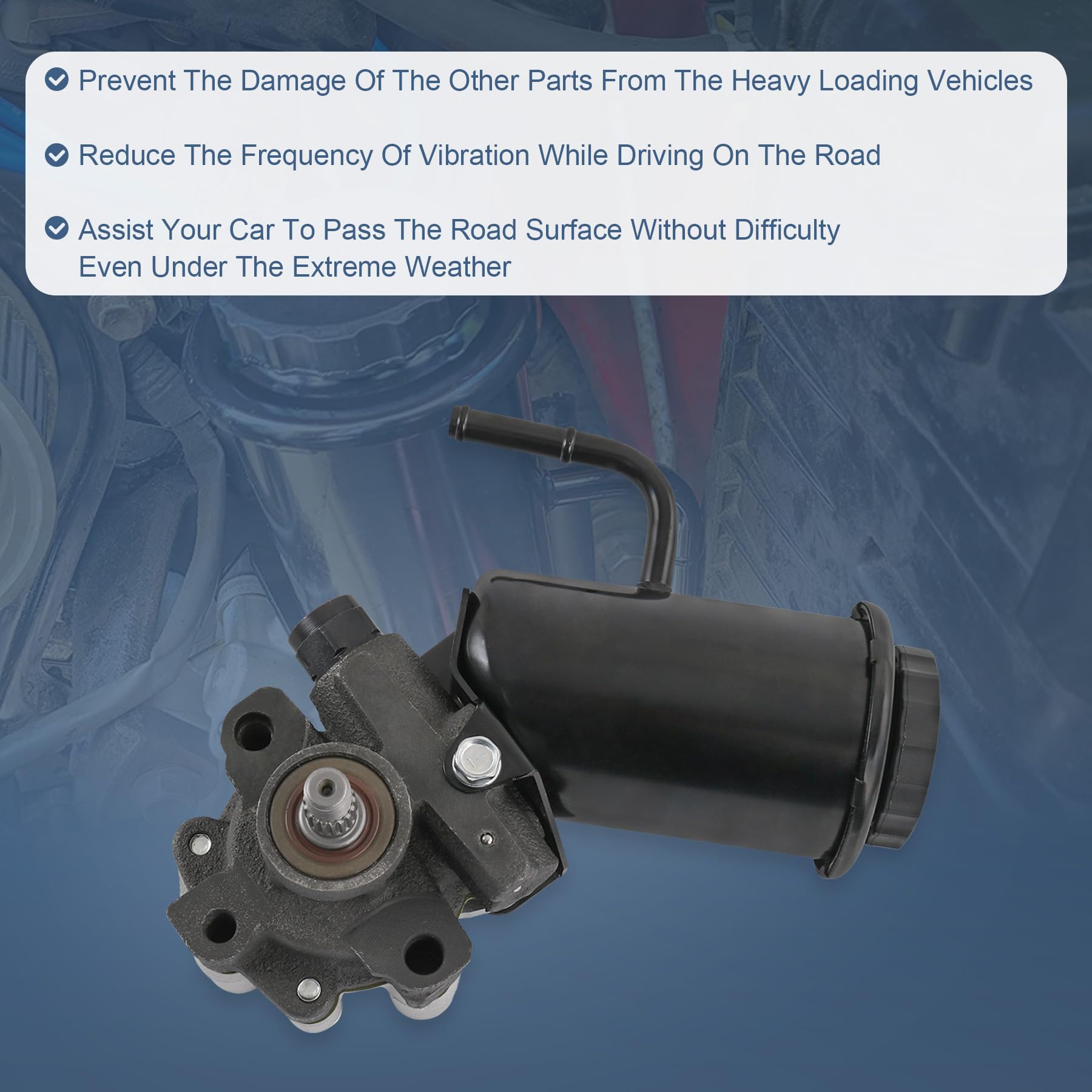 Power Steering Pump With Resevoir Replacement For Toyota Tacoma 4Runner T100 3.4L V6 Replaces 5478N, 4432035490, 443200W020, 4432004052, 4432034060 Power Assist Pump