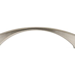 Richelieu Hardware BP391371195 Clignancourt Collection 3 3/4-inch (96 mm) Center-to-Center Brushed Nickel Traditional Cabinet and Drawer Pull Handle for Kitchen, Bathroom, and Furniture