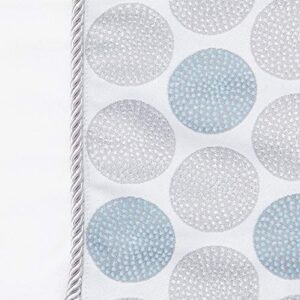 Avanti Linens - Bath Towel, Soft & Absorbent Cotton Towel (Dotted Circles Collection, White)