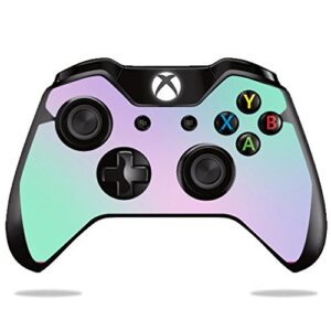 mightyskins skin compatible with microsoft xbox one or one s controller - cotton candy | protective, durable, and unique vinyl wrap cover | easy to apply, remove, and change styles | made in the usa