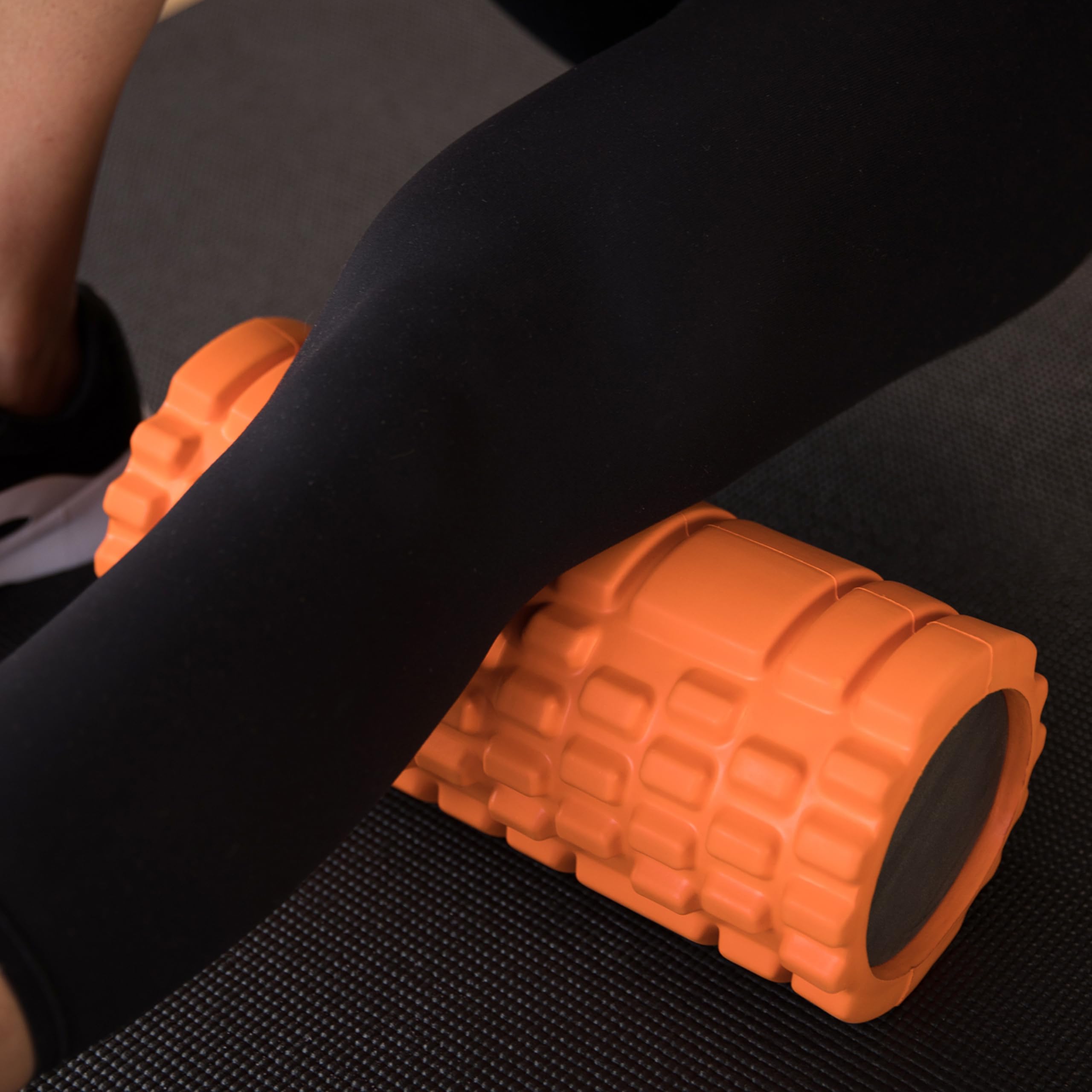 321 Strong Foam Roller - Medium Density Deep Tissue Massager for Muscle Massage and Myofascial Trigger Point Release, with 4K eBook - Orange