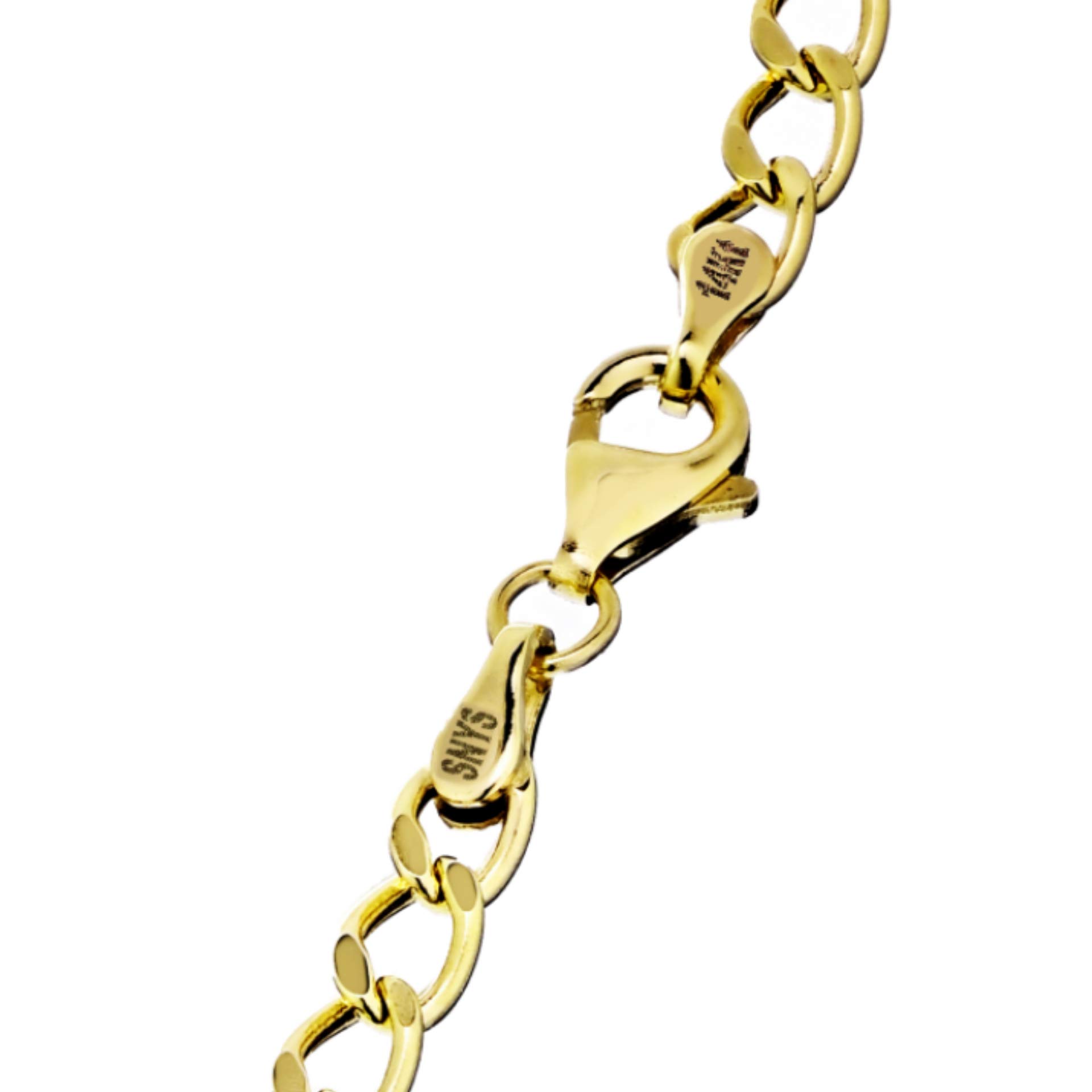 14k Gold Cuban Curb Bracelet & Surprise Gift