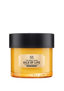 the body shop oils of life intensely revitalising sleeping cream, 100% vegan night cream, 2.7 oz