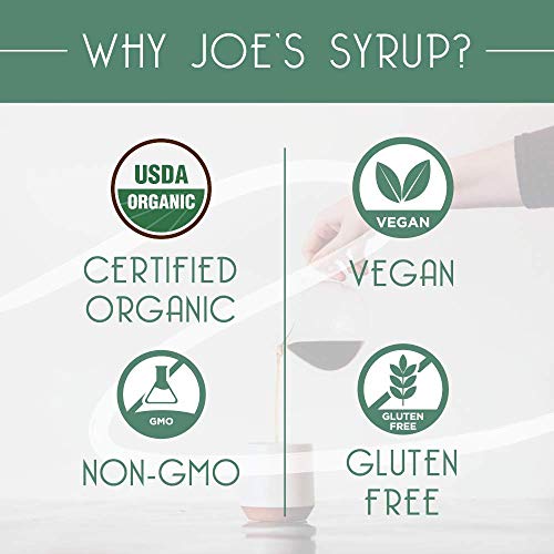 Joe’s Syrup Organic Flavored Syrup, Organic Cherry, 750 ml