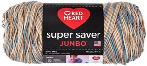 red heart super saver jumbo yarn, mirage