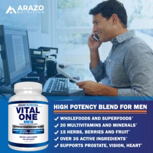 Vital One Multivitamin for Men – Daily Wholefood Supplement - 150 Vegan