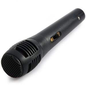 Singing Machine Unidirectional Dynamic Microphone with 5 Ft. Cord