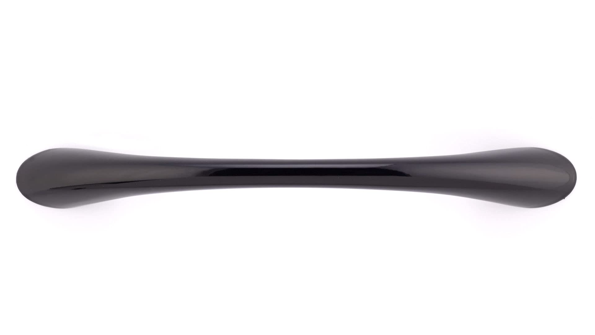 Richelieu Hardware BP6501790 Charleston Collection 3 3/4-inch (96 mm) Center-to-Center Black Modern Arched Cabinet and Drawer Pull Handle for Kitchen, Bathroom, and Furniture