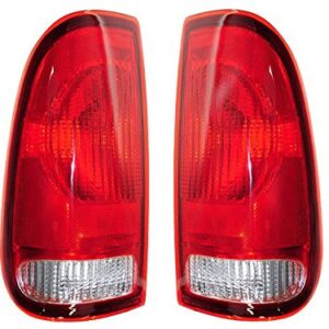 RAREELECTRICAL New Tail Light Pair Compatible With Ford F250 F350 Super Duty 99-07 Fo2801117 F85z 13404 Ca F85z13405ca F85z-13405-Ca F85z13404ca F85z-13404-Ca Fo2800117 F85z 13405 Ca