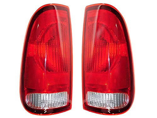 RAREELECTRICAL New Tail Light Pair Compatible With Ford F-150 F-250 1997-2004 Fo2801117 F85z 13404 Ca F85z13405ca F85z-13405-Ca F85z13404ca F85z-13404-Ca Fo2800117 F85z 13405 Ca