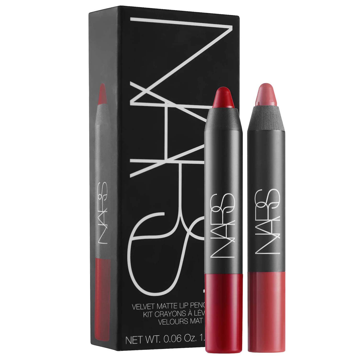 NARS Explicit Sex Machine Color Lip Duo Velvet Matte Lip Pencil Lip Tint 2pcs