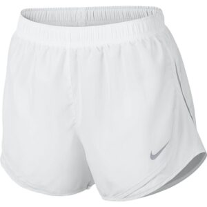 nike womens tempo running shorts white | white | white l