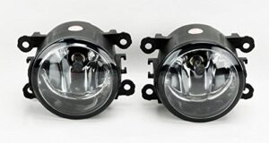 zmautoparts bumper driving fog lights lamps chrome for acura/ford/honda/jaguar/lincoln/subaru/suzuki