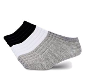 i&s women's 12 pack low cut no show athletic socks - women's socks size 9-11 (set of 12 (asst))