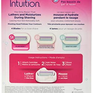 Schick Intuition Variety Pack 13 Refills w/ Razor Handle