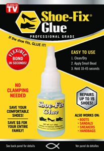 shoe-fix shoe glue: instant professional grade shoe repair glue (1)