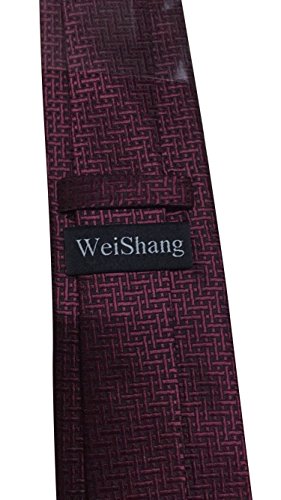 WeiShang Lot 6 PCS Classic Men's Tie Necktie Woven JACQUARD Neck Ties