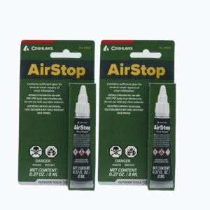 Coghlan's Airstop Vinyl Inflatables Repair Liquid Patch for Air Mattress 2-Pack