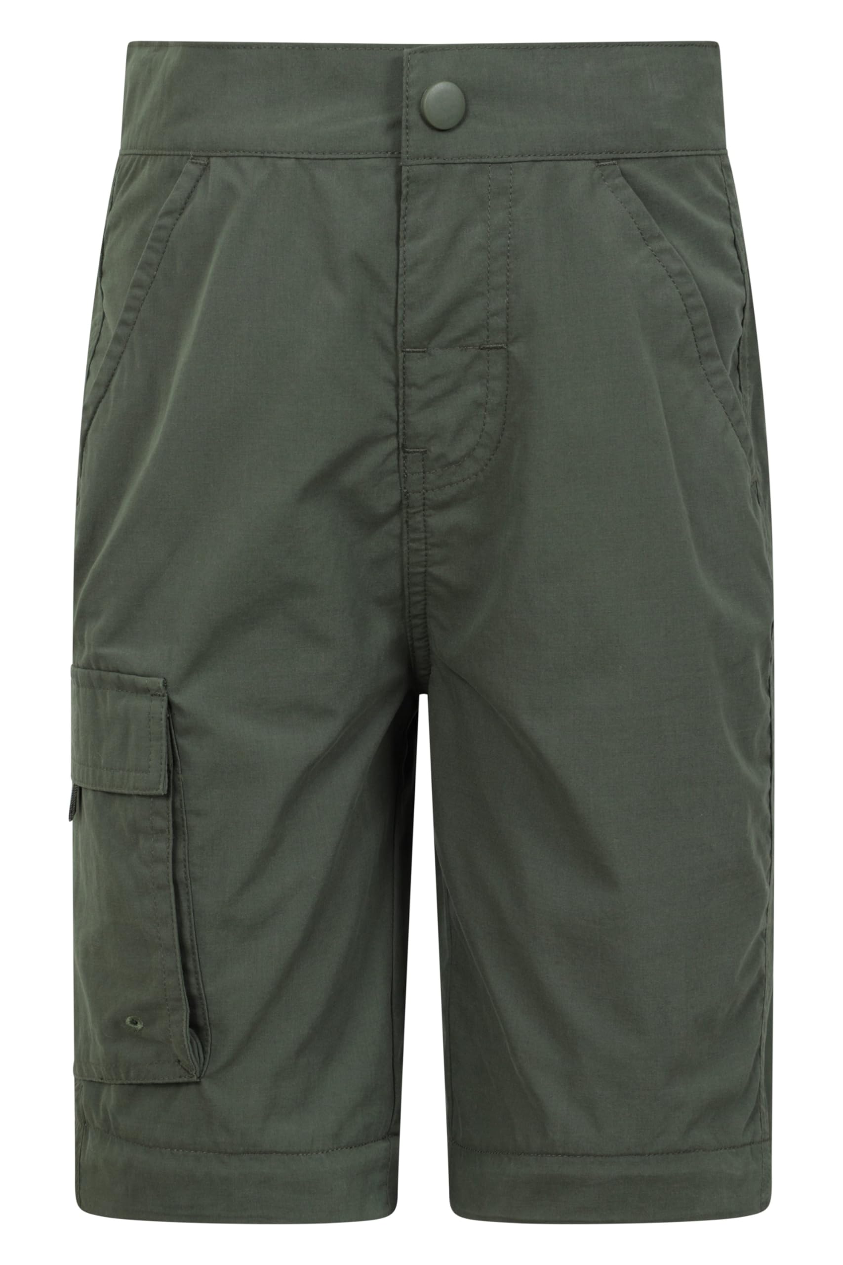 Mountain Warehouse Active Kids Zip Off Hiking Pants - Boys & Girls Khaki 9-10 Years