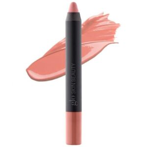 Glo Skin Beauty Cream Glaze Lip Crayon | High Shine Lip Color with Intense Saturation and Impressive Staying Power, (Chiffon)