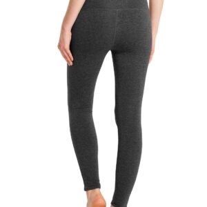 BALEAF Leggings for Women with Pockets Tummy Control Compression Workout Athletic Running High Waisted Yoga Pants Charcoal M