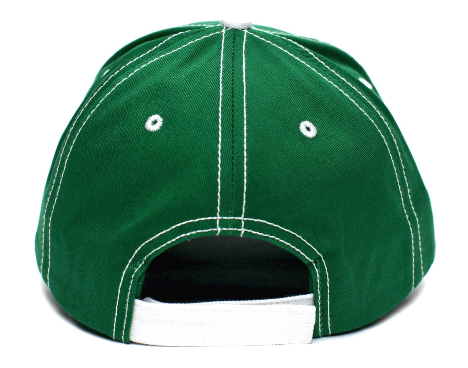 Shamrock Clover Ireland Irish Leaf St Patricks Day Embroidered Hat Cap Green