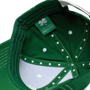 Shamrock Clover Ireland Irish Leaf St Patricks Day Embroidered Hat Cap Green