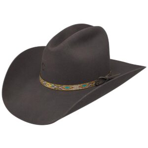 charlie 1 horse "runaway gray" ladies felt cowboy hat (7)