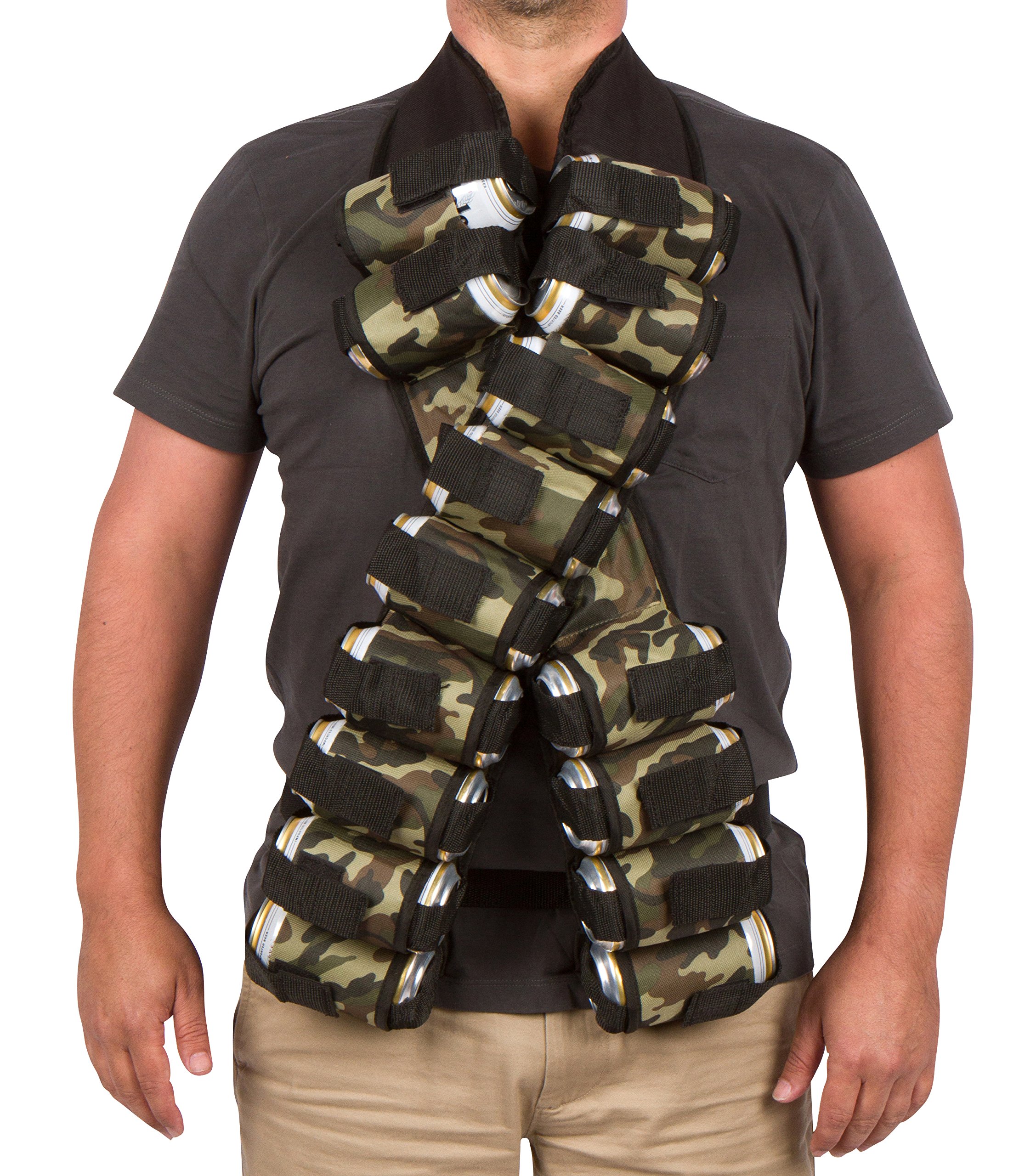 EZ Drinker 12-Pack Beer Drinking Vest