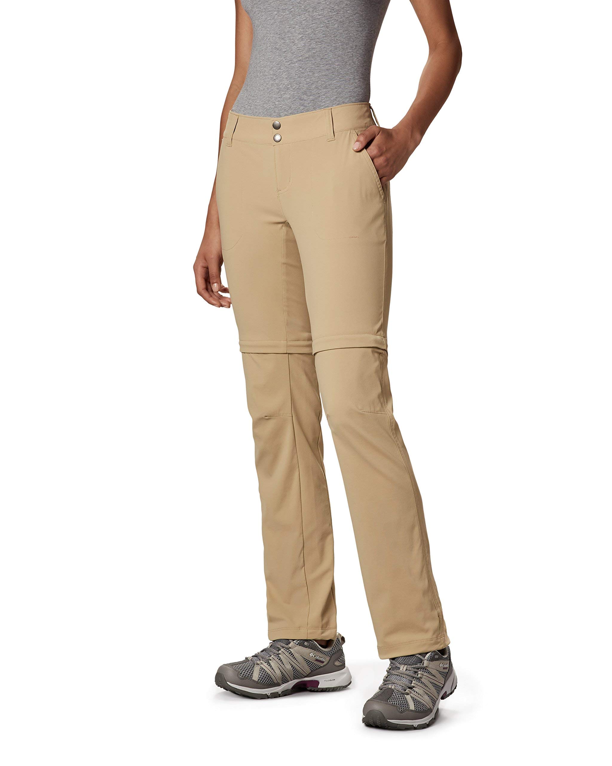 Columbia Women's Standard Saturday Trail II Convertible Pant, British Tan, 8 Regular